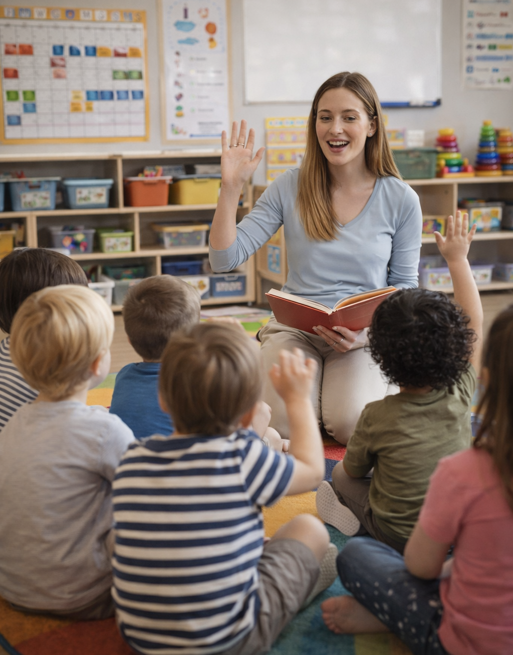 Circle time in classroom