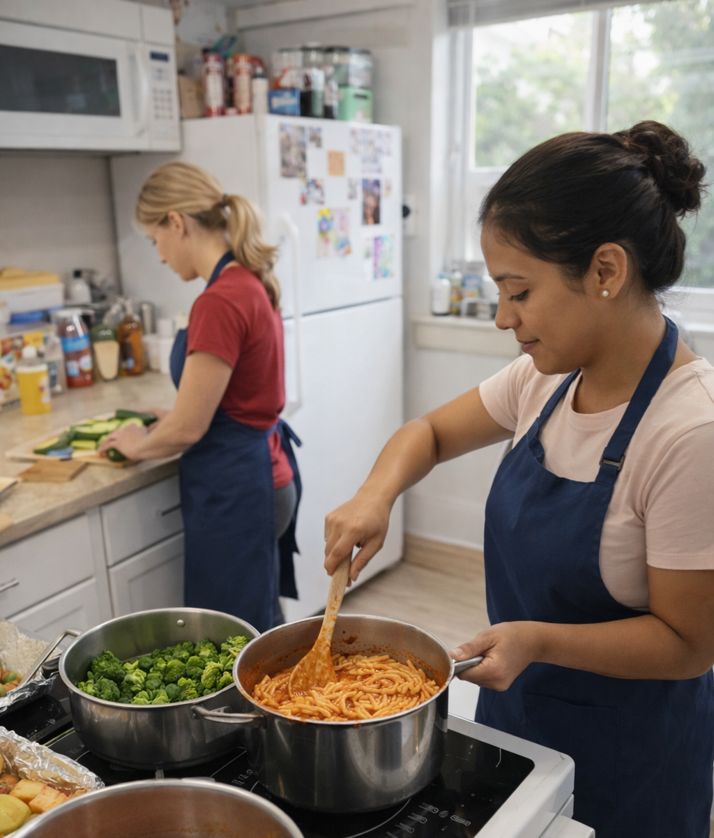 Kitchen time in classroom
